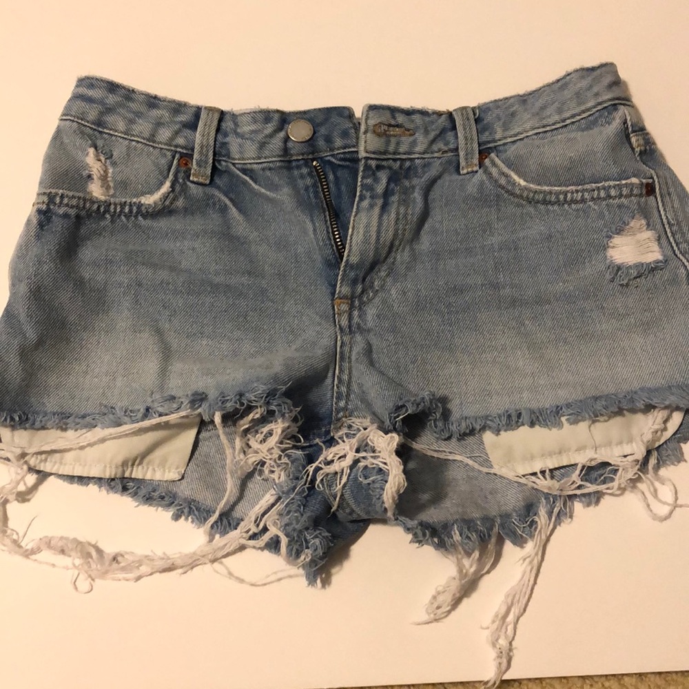 Topshop jean shorts